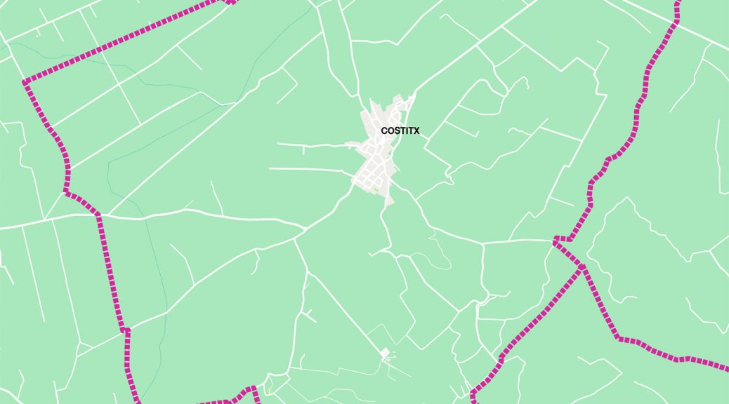 Costitx mapa vectorial illustrator eps