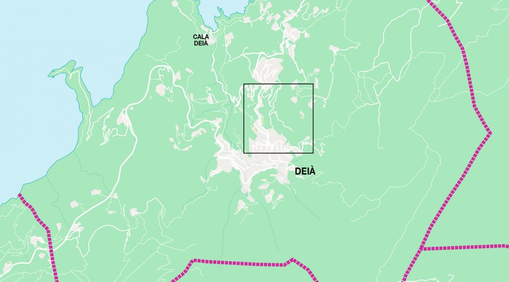 Deia mapa vectorial illustrator eps