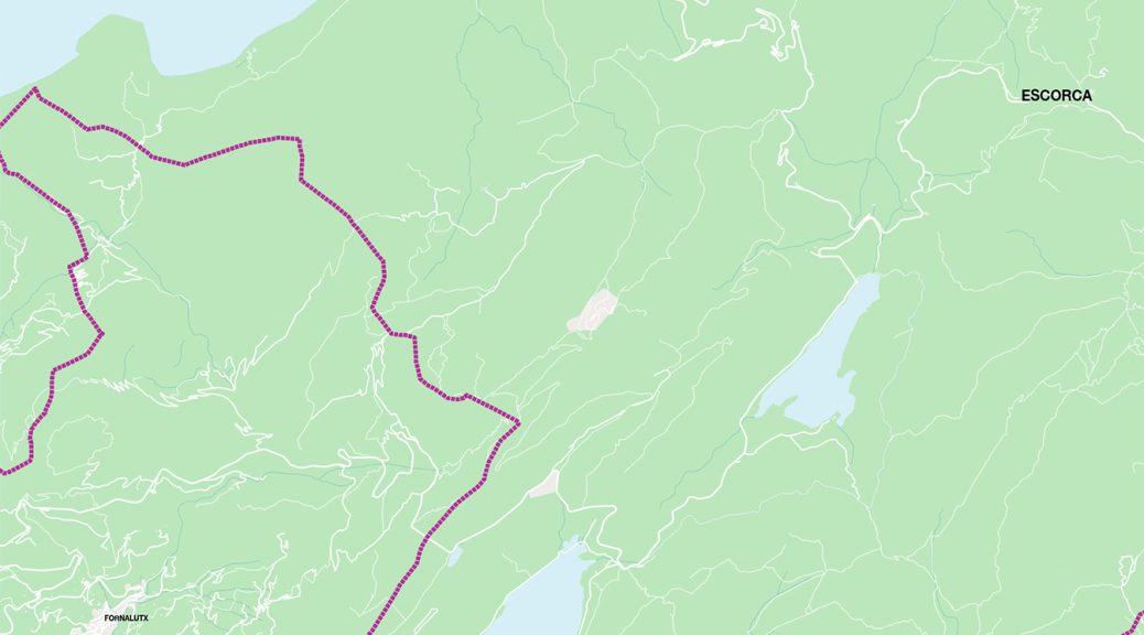 Escorca mapa vectorial illustrator eps