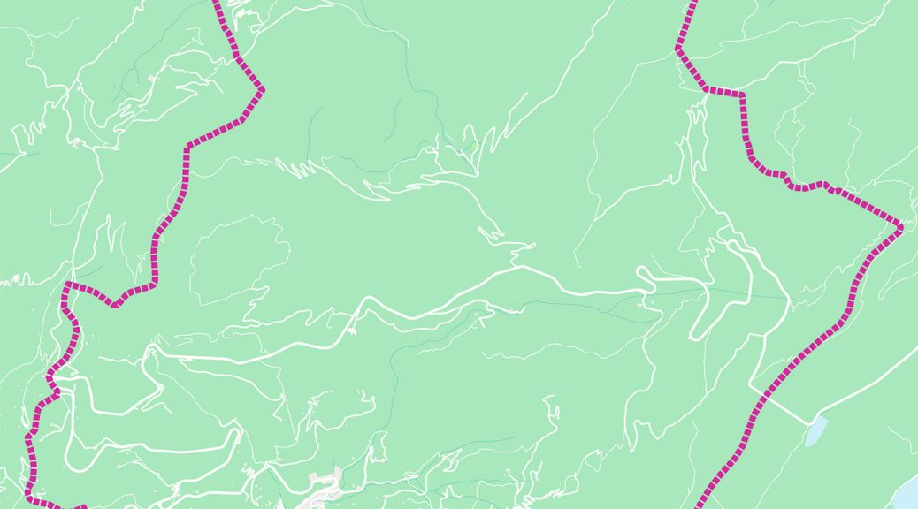 Fornalutx mapa vectorial illustrator eps