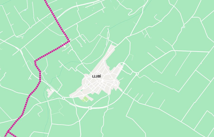 LLubi mapa vectorial illustrator eps