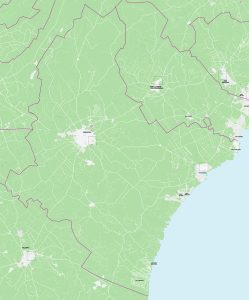 Manacor mapa vectorial illustrator eps