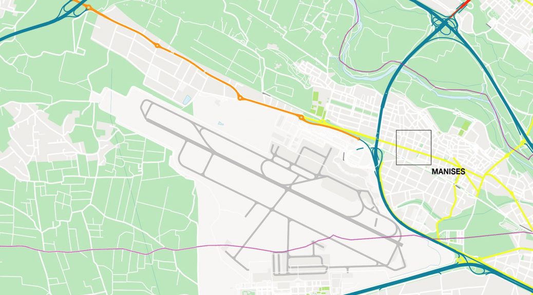 Manises mapa vectorial illustrator eps