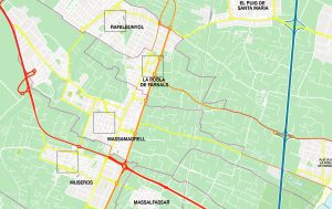 Massamagrell mapa vectorial illustrator eps Massamagrell mapa vectorial illustrator eps