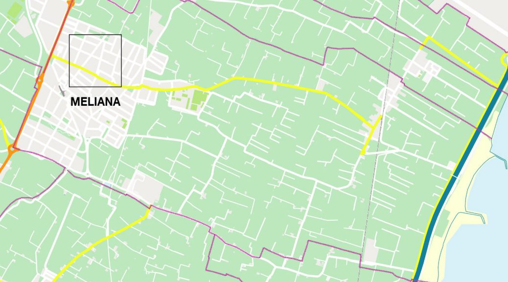 Meliana mapa vectorial illustrator eps