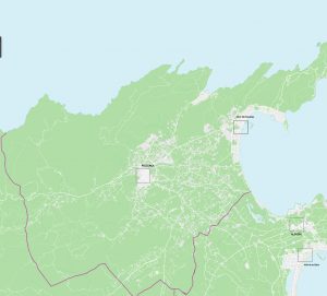 Pollença mapa vectorial illustrator eps