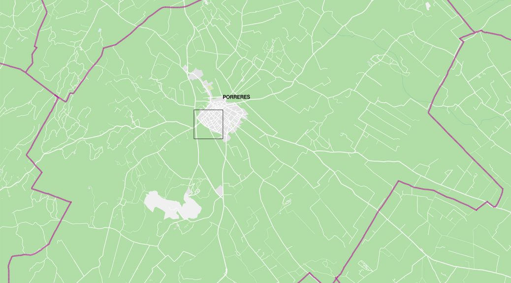 Porreres mapa vectorial illustrator eps