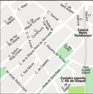 Rafelbunyol mapa vectorial illustrator eps zoom Rafelbunyol mapa vectorial illustrator eps zoom