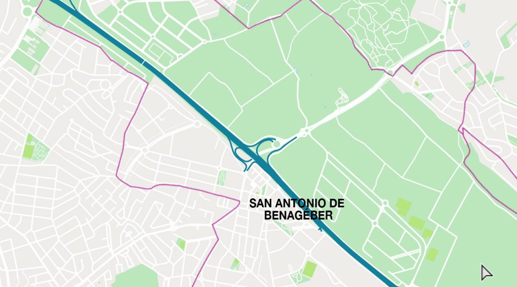 Sant Antoni de Benagerer mapa vectorial illustrator eps