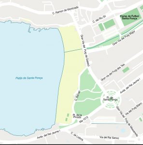 Santa Ponça Calvia mapa vectorial illustrator eps zoom Santa Ponça Calvia mapa vectorial illustrator eps zoom