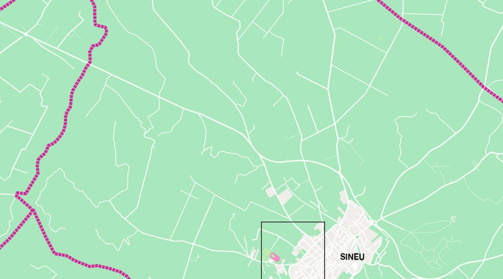 Sineu mapa vectorial illustrator eps