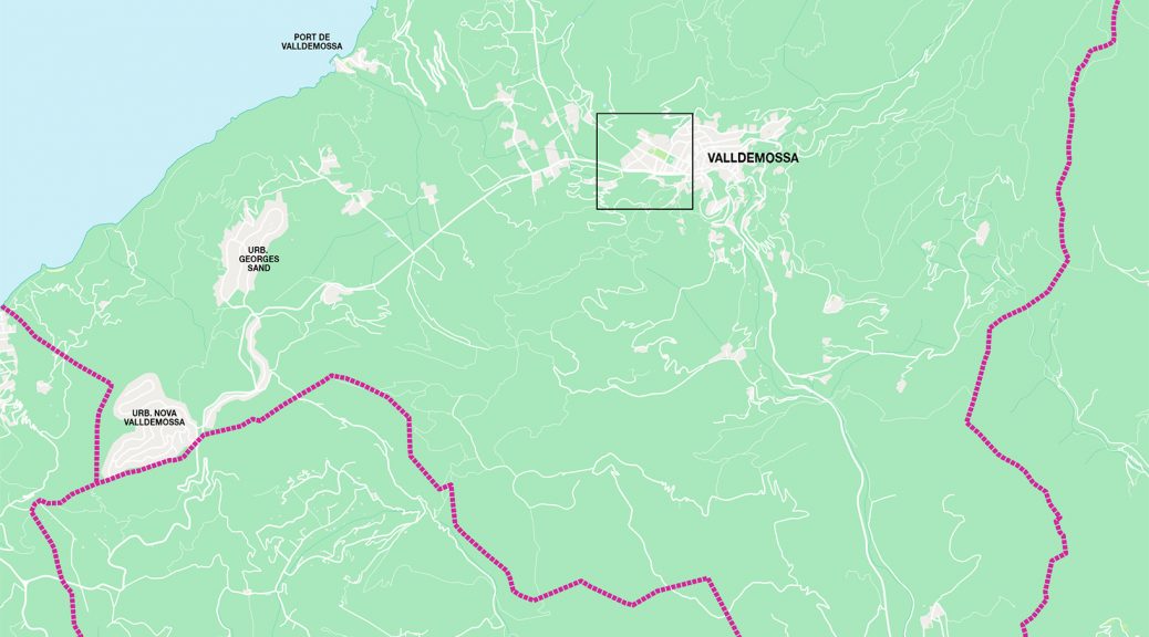 Valldemossa mapa vectorial illustrator eps