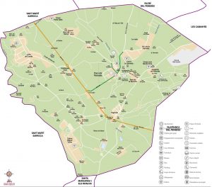 Pacs de Penedès mapa vectorial illustrator eps municipi Pacs de Penedès mapa vectorial illustrator eps municipi