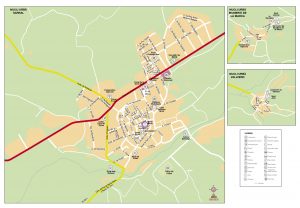 Sarral mapa vectorial illustrator eps nucli urba