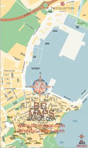 Mapa vectorial illustrator editable Dalta da Vila Eivissa NH