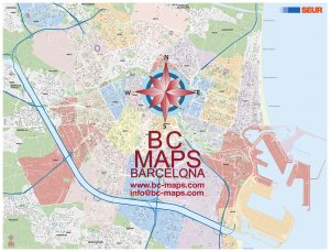 mapa mural codigos postales ciudad valencia