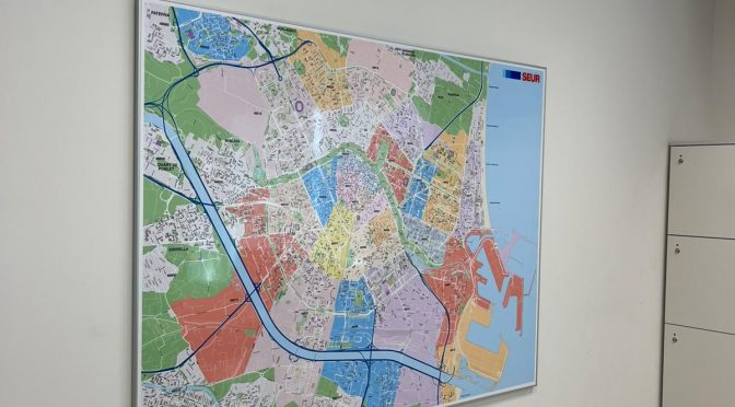 Mural velleda codigos postales ciudad Valencia Seur